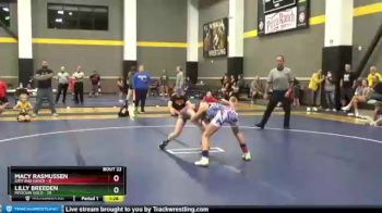 82 lbs Round 4 (12 Team) - Lilly Breeden, Missouri Gold vs Macy Rasmussen, Grit And Grace