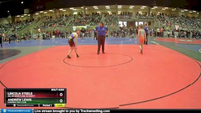 110 lbs Cons. Round 2 - Lincoln Steele, All In Wrestling Academy vs Andrew Lewis, Cowboy Mat Club