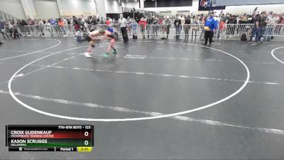 125 lbs Cons. Round 2 - Kason Scruggs, Oklahoma vs Croix Gudenkauf, McDominate Training Center