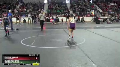 73 lbs Cons. Semi - Oliver Kraus, Valley Center vs Ryker Maneth, Trailblazer Wrestling Club