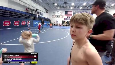 63 lbs 3rd Place Match - Fletcher Lewis, Thermopolis Wrestling Club vs Lincoln Wilkinson, Douglas WC