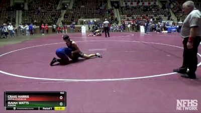 132 lbs Semifinal - Isaiah Watts, Auburn vs Craig Harris, Smiths Station Hs