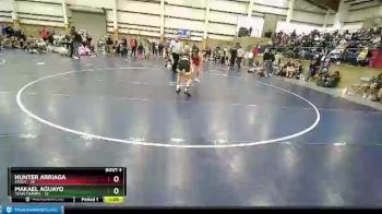 97 lbs Round 2 (4 Team) - Makael Aguayo, Team Champs vs Hunter Arriaga, Stout