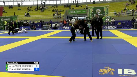 ARIANNY NAZARET RODRIGUEZ ARIAS vs VICTORIA ALVES DE SANTANA 2024 Brasileiro Jiu-Jitsu IBJJF