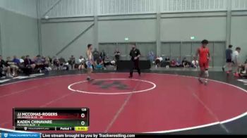 126 lbs Semis & 3rd Wb (16 Team) - JJ McComas-Rogers, Oklahoma Blue vs Kaden Chinavare, Michigan Blue