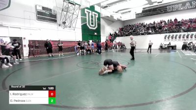 113 lbs Round Of 32 - Isaiah Rodriguez, Palm Desert vs Dominic Pedroza, Glendora