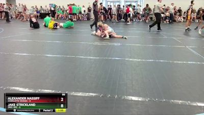 98 lbs Round 5 (6 Team) - Jake Strickland, Spec Ops vs Alexander Nassiff, Charlotte Vikings