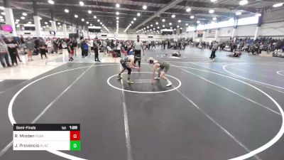 144 lbs Semifinal - Robert Minden, Fearless WC vs John Provencio, BlackCat WC