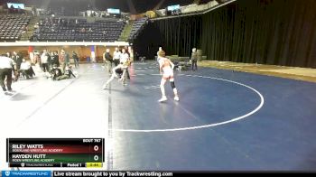 110 lbs Cons. Round 7 - Riley Watts, Siouxland Wrestling Academy vs Hayden Hutt, Moen Wrestling Academy