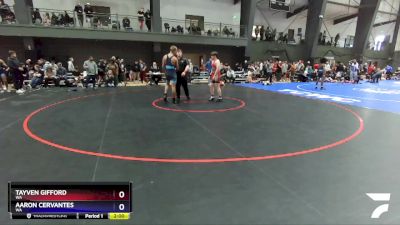 144 lbs Cons. Round 1 - Tayven Gifford, WA vs Aaron Cervantes, WA