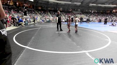 55 lbs Round Of 32 - Donnie Whitenack, Pryor Tigers vs Brody Lewis, Mustang Bronco Wrestling Club