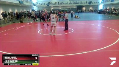 174 lbs Prelim - Brian Himes, Penn State Behrend vs John Sumner, Messiah University