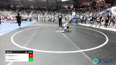 55 lbs Quarterfinal - Keb Deppen, Norman Grappling Club vs Otto Vuocolo, Hurricane Wrestling Academy