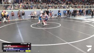 120 lbs Rr1 - Lane Rife, North Pole Wrestling Club vs Bryce Zeiler, Chugach Eagles Wrestling Club