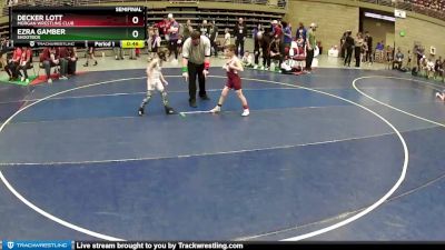 Semifinal - Ezra Gamber, Shootbox vs Decker Lott, Morgan Wrestling Club