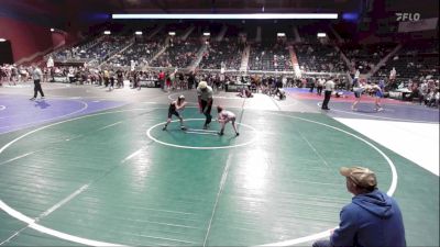 46 lbs Consolation - Brayson Underdahl, Casper WC vs Sofia Reynolds, Windy City WC