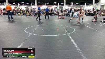 130 lbs Round 4 (8 Team) - Jean Paul Bonnette, Terps Xpress vs Jack Silfies, Mat Warriors