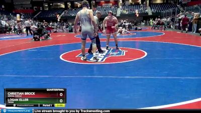 1A-190 lbs Quarterfinal - Logan Eller, Trion vs Christian Brock, Social Circle