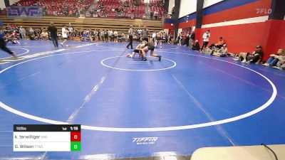 112 lbs Final - Kolten Terwilliger, Vinita Kids Wrestling vs Gannon Wilson, Team Tulsa Wrestling Club