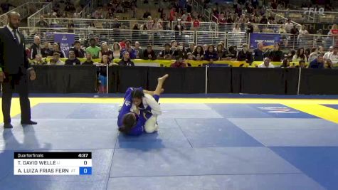 TIKIRI DAVID WELLE vs ANA LUIZA FRIAS FERNANDES 2024 Pan Jiu Jitsu IBJJF Championship