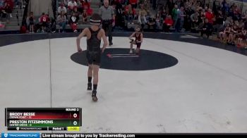 54 lbs Round 2 (4 Team) - Brody Besse, Crown Point vs Preston Fitzsimmons, Center Grove