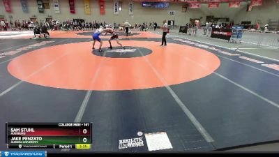 141 lbs Quarterfinal - Sam Stuhl, Augsburg vs Jake Penzato, Aurora Universtiy