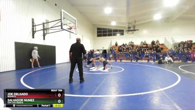 113 lbs Cons. Round 3 - Salvador Nunez, San Luis Obispo vs Joe Delgado, Righetti