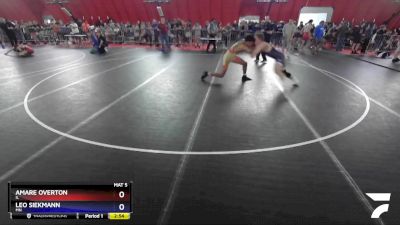 182 lbs Cons. Round 5 - Amare Overton, IL vs Leo Siekmann, MN