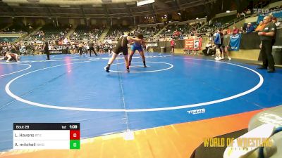 200 lbs Semifinal - Leland Havens, Rt Elite vs AKEEM Mitchell, NM Gold