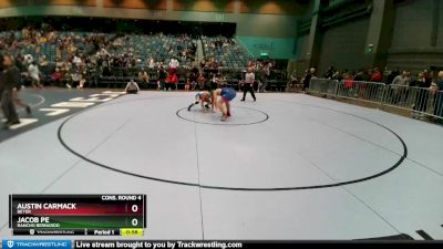 157 lbs Cons. Round 4 - Jacob Pe, Rancho Bernardo vs Austin Carmack, Beyer