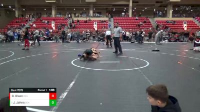 105 lbs 1st Place Match - Jasper Johns, Irish Outlaws vs Dominic Olson, The Best Wrestler