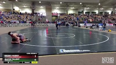 AA 285 lbs Cons. Round 3 - Seaton Tallent, Jefferson Co. vs Brodey Huskey, Morristown-Hamblen West