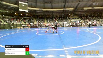 64 lbs Round Of 32 - Evan Thiele, Coachella Valley vs Haiden Moore, Tonganoxie Wrestling Club