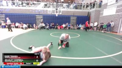 85/90 Champ. Round 1 - Bradley Campbell, Middleton Wrestling Club vs Kade Tanaka, Spartan Wrestling Club