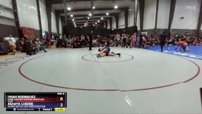 190 lbs Quarterfinal - Ynavi Rodriguez, CNWC Concede Nothing Wrestling Club vs Keasiya Luedde, Alaska Battle Cats Wrestling Club