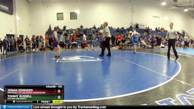 125 lbs Semifinal - Tommy Russell, Millikin University vs Jonah Edwards, University Of Wisconsin-Whitewater