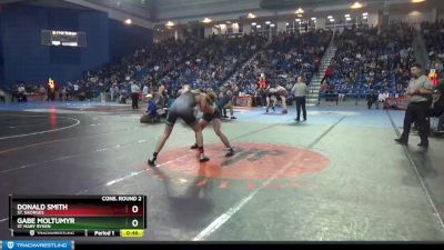 165 lbs Cons. Round 2 - Gabe Moltumyr, St Mary Ryken vs Donald Smith, St. Georges