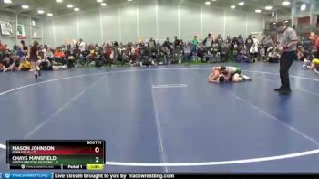 145 lbs Round 4 (6 Team) - Mason Johnson, Iowa Gold vs Chays Mansfield, South Dakota Lightning