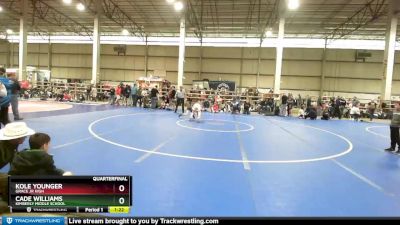 85 lbs Quarterfinal - Kole Younger, Grace Jr High vs Cade Williams, Kimberly Middle School