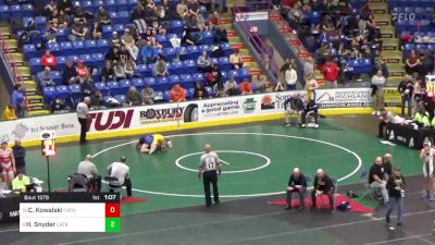 172 lbs Round Of 16 - Corey Kowalski, Cathedral Prep vs Hunter Snyder, Latrobe