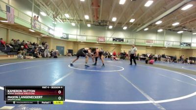 190 lbs Semifinal - Mason Langeneckert, Unaffiliated vs Kameron Sutton, Rogue Warrior Wrestling