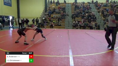 100 lbs Round 1 - Cadence Christensen, Moyer Elite vs Sophia Anderson, West Salem Bangor Wrestling