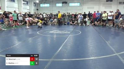 120 lbs Pools - Dylan Newman, Lumberyard (NY) vs Colton Mathis, West Virginia Wild