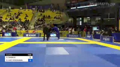 OWEN SABROE vs DAMIAN KAZ HOSOKAWA 2022 World Jiu-Jitsu IBJJF Championship