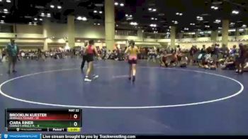 126 lbs Round 8 (10 Team) - Ciara Riner, Charlie`s Angels-FL vs Brooklin Kuester, Nebraska Tsunami