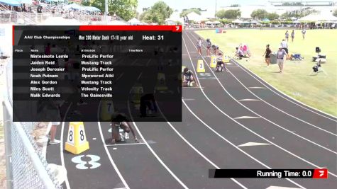 Youth Boys' 200m, Semi-Finals 31 - Age 17-18