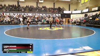 125 lbs Quarterfinal - Caden Howard, Drury vs Aidan Haggard, Maryville