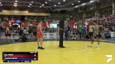 138 lbs Quarterfinal - Cal Price, NE vs Thomas Silva, IL