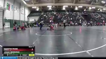 145 lbs Round 3 (16 Team) - Josiah Aburumuh, Millard South vs Quentyn Frank, Amherst