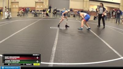 110 lbs Round 3 - Sam Grassman, Higher Calling WC vs Aiden Forister, Woodshed Wrestling